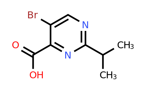 CAS 1267301-54-1 | 5-bromo-2-(propan-2-yl)pyrimidine-4-carboxylic acid