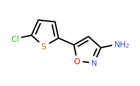 CAS 1267318-33-1 | 5-(5-chlorothiophen-2-yl)isoxazol-3-amine