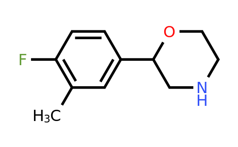 CAS 1267436-33-8 | 2-(4-fluoro-3-methylphenyl)morpholine