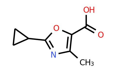 CAS 1267443-54-8 | 2-cyclopropyl-4-methyl-1,3-oxazole-5-carboxylic acid