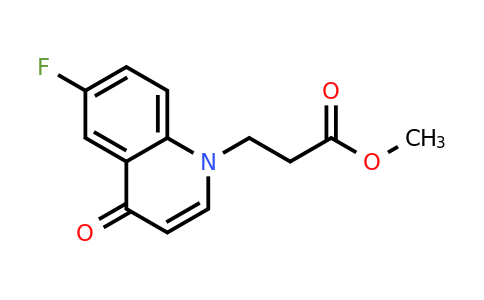 CAS 1267499-12-6 | Methyl 3-(6-fluoro-4-oxoquinolin-1(4H)-yl)propanoate