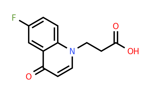 CAS 1267499-14-8 | 3-(6-Fluoro-4-oxoquinolin-1(4H)-yl)propanoic acid