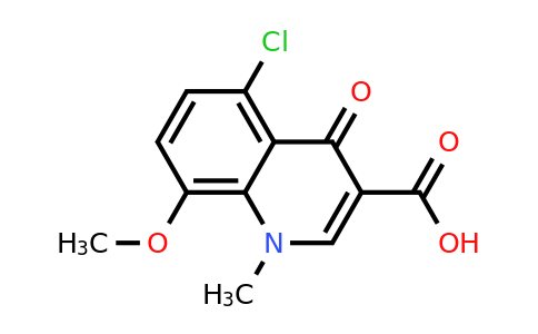 CAS 1267538-02-2 | 5-Chloro-8-methoxy-1-methyl-4-oxo-1,4-dihydroquinoline-3-carboxylic acid