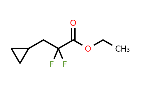 CAS 1267593-90-7 | ethyl 3-cyclopropyl-2,2-difluoropropanoate