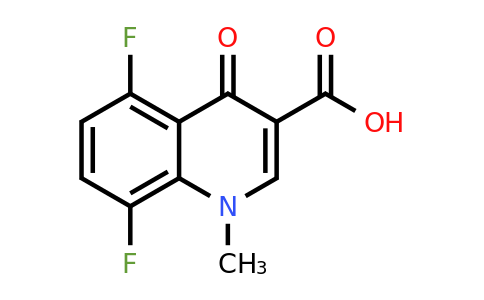 CAS 1267907-33-4 | 5,8-Difluoro-1-methyl-4-oxo-1,4-dihydroquinoline-3-carboxylic acid