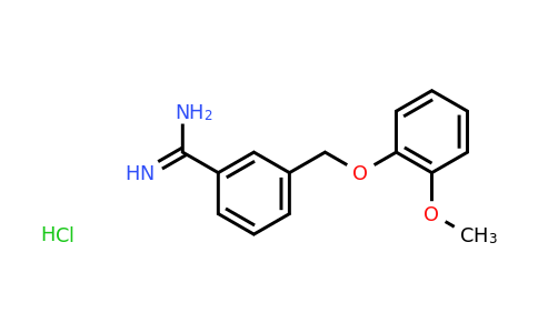 CAS 1267945-38-9 | 3-[(2-Methoxyphenoxy)methyl]benzene-1-carboximidamide hydrochloride