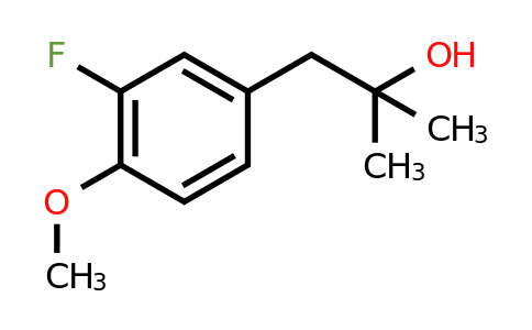 CAS 1268100-02-2 | 1-(3-Fluoro-4-methoxyphenyl)-2-methylpropan-2-ol
