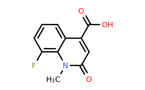 CAS 1268148-25-9 | 8-Fluoro-1-methyl-2-oxo-1,2-dihydroquinoline-4-carboxylic acid