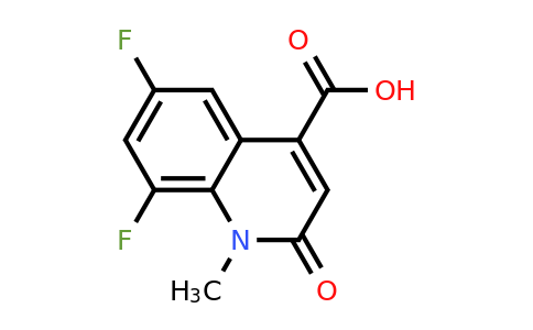 CAS 1268148-41-9 | 6,8-Difluoro-1-methyl-2-oxo-1,2-dihydroquinoline-4-carboxylic acid