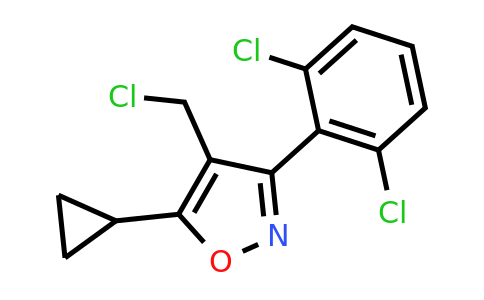 CAS 1268245-50-6 | 4-(chloromethyl)-5-cyclopropyl-3-(2,6-dichlorophenyl)-1,2-oxazole