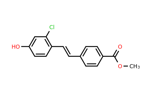 CAS 1268246-12-3 | methyl 4-[(E)-2-(2-chloro-4-hydroxyphenyl)ethenyl]benzoate