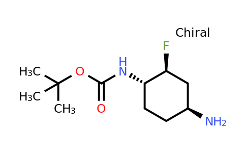 CAS 1268512-17-9 | tert-butyl N-[rel-(1S,2S,4S)-4-amino-2-fluoro-cyclohexyl]carbamate