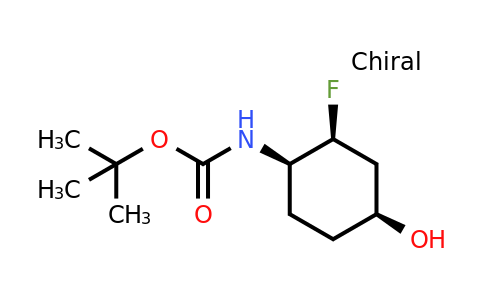 CAS 1268512-47-5 | tert-butyl N-[(1R,2S,4S)-rel-2-fluoro-4-hydroxycyclohexyl]carbamate