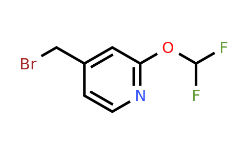 CAS 1268517-84-5 | 4-(Bromomethyl)-2-(difluoromethoxy)pyridine