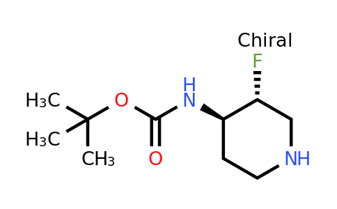 CAS 1268520-95-1 | tert-butyl N-[trans-3-fluoropiperidin-4-yl]carbamate