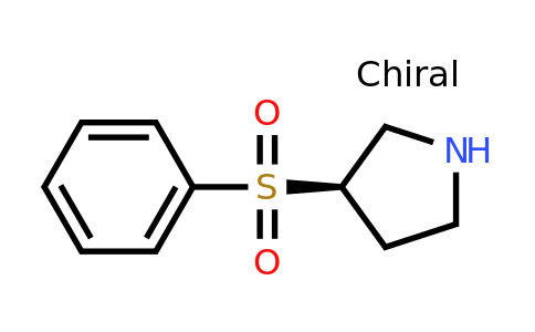 CAS 1268521-39-6 | (3R)-3-(benzenesulfonyl)pyrrolidine