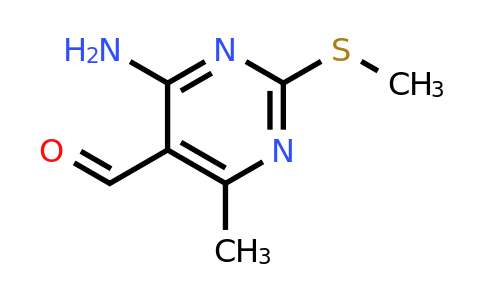 CAS 1268522-00-4 | 4-Amino-6-methyl-2-(methylthio)pyrimidine-5-carbaldehyde