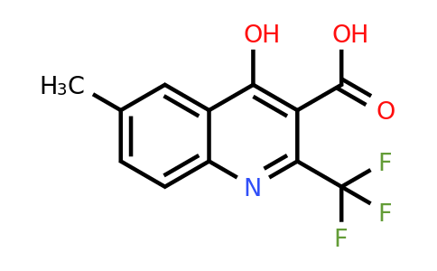 CAS 126855-84-3 | 4-Hydroxy-6-methyl-2-(trifluoromethyl)quinoline-3-carboxylic acid
