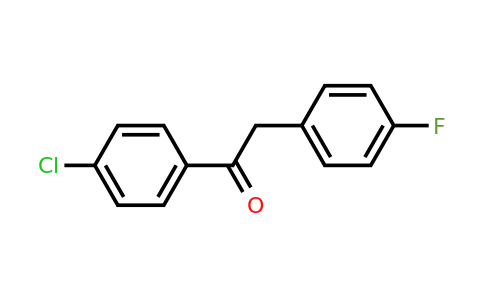 CAS 126866-15-7 | 1-(4-Chlorophenyl)-2-(4-fluorophenyl)ethanone