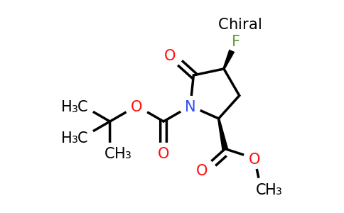 CAS 1268729-74-3 | (2S,4S)-1-tert-Butyl 2-methyl 4-fluoro-5-oxopyrrolidine-1,2-dicarboxylate