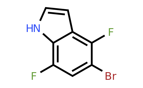 CAS 1268816-58-5 | 5-Bromo-4,7-difluoro-1H-indole