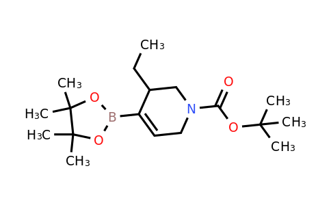 CAS 1268816-84-7 | tert-butyl 3-ethyl-4-(4,4,5,5-tetramethyl-1,3,2-dioxaborolan-2-yl)-1,2,3,6-tetrahydropyridine-1-carboxylate