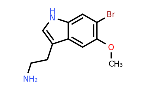 CAS 126893-07-0 | 2-(6-bromo-5-methoxy-1H-indol-3-yl)ethan-1-amine