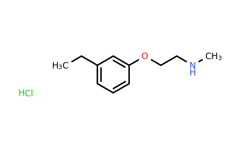 CAS 1269075-67-3 | 2-(3-Ethylphenoxy)-N-methylethanamine hydrochloride
