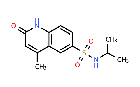 CAS 1269089-86-2 | N-Isopropyl-4-methyl-2-oxo-1,2-dihydroquinoline-6-sulfonamide