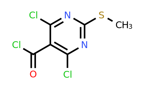 CAS 1269119-14-3 | 4,6-Dichloro-2-(methylthio)pyrimidine-5-carbonyl chloride