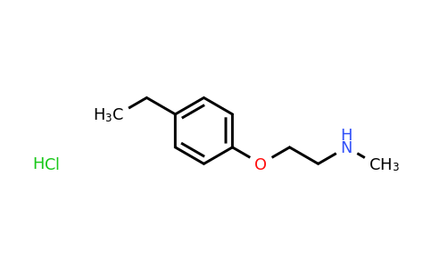 CAS 1269127-58-3 | 2-(4-Ethylphenoxy)-N-methylethanamine hydrochloride