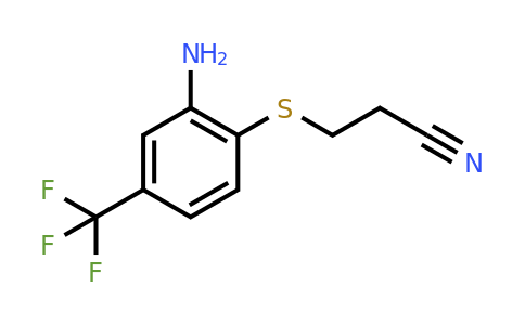 CAS 1269151-23-6 | 3-{[2-amino-4-(trifluoromethyl)phenyl]sulfanyl}propanenitrile