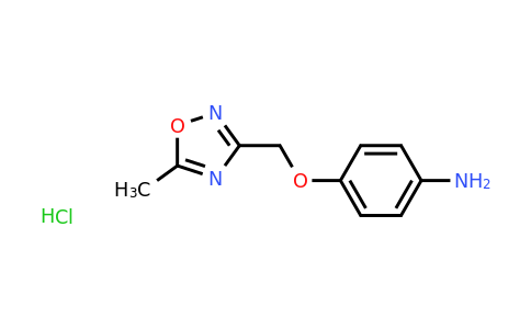 CAS 1269151-39-4 | 4-[(5-Methyl-1,2,4-oxadiazol-3-yl)methoxy]aniline hydrochloride