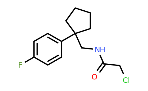 CAS 1269151-64-5 | 2-Chloro-N-{[1-(4-fluorophenyl)cyclopentyl]methyl}acetamide