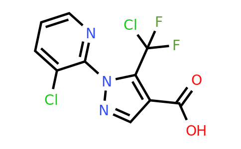 CAS 1269151-84-9 | 5-(Chlorodifluoromethyl)-1-(3-chloropyridin-2-yl)-1H-pyrazole-4-carboxylic acid