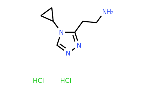 CAS 1269151-89-4 | 2-(4-Cyclopropyl-4H-1,2,4-triazol-3-yl)ethan-1-amine dihydrochloride