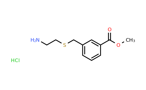 CAS 1269151-90-7 | Methyl 3-{[(2-aminoethyl)sulfanyl]methyl}benzoate hydrochloride