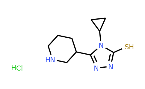 CAS 1269152-04-6 | 4-Cyclopropyl-5-(piperidin-3-yl)-4H-1,2,4-triazole-3-thiol hydrochloride