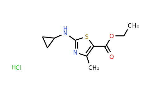 CAS 1269152-06-8 | Ethyl 2-(cyclopropylamino)-4-methyl-1,3-thiazole-5-carboxylate hydrochloride