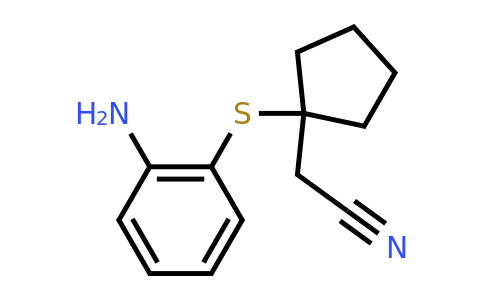 CAS 1269152-20-6 | 2-{1-[(2-aminophenyl)sulfanyl]cyclopentyl}acetonitrile