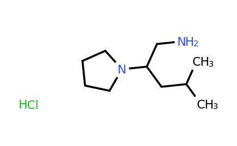 CAS 1269152-35-3 | 4-Methyl-2-(pyrrolidin-1-yl)pentan-1-amine hydrochloride