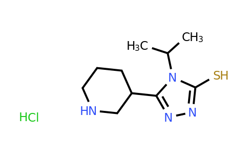 CAS 1269152-36-4 | 5-(Piperidin-3-yl)-4-(propan-2-yl)-4H-1,2,4-triazole-3-thiol hydrochloride