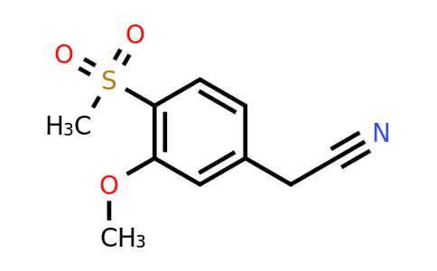 CAS 1269152-58-0 | 2-(4-Methanesulfonyl-3-methoxyphenyl)acetonitrile