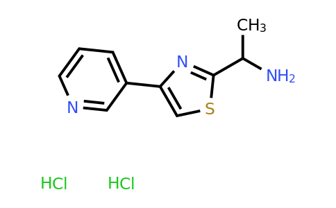 CAS 1269152-59-1 | 1-[4-(Pyridin-3-yl)-1,3-thiazol-2-yl]ethan-1-amine dihydrochloride