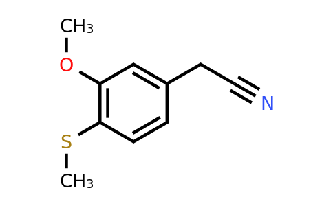CAS 1269152-73-9 | 2-[3-Methoxy-4-(methylsulfanyl)phenyl]acetonitrile
