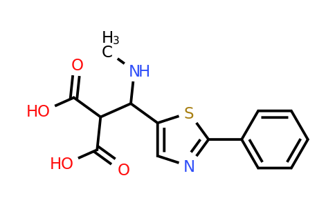 CAS 1269226-60-9 | 2-((Methylamino)(2-phenylthiazol-5-yl)methyl)malonic acid