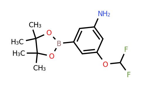 CAS 1269233-12-6 | 3-(Difluoromethoxy)-5-(4,4,5,5-tetramethyl-1,3,2-dioxaborolan-2-yl)aniline