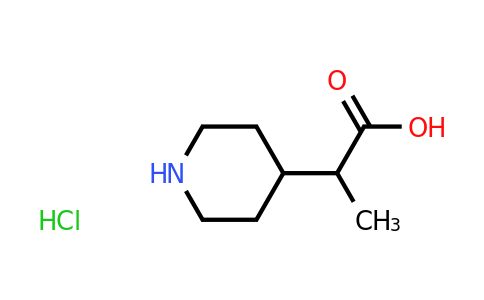 CAS 1269379-23-8 | 2-(Piperidin-4-yl)propanoic acid hydrochloride