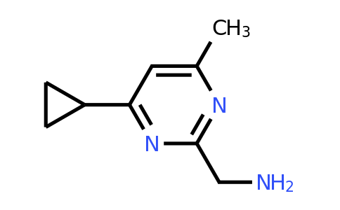 CAS 1269429-27-7 | (4-Cyclopropyl-6-methylpyrimidin-2-yl)methanamine