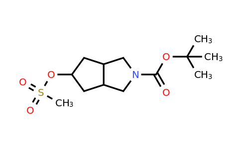 CAS 1269429-41-5 | tert-butyl 5-methylsulfonyloxy-3,3a,4,5,6,6a-hexahydro-1H-cyclopenta[c]pyrrole-2-carboxylate